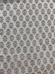 Ilenor Block Print Handloom Linen Fabric